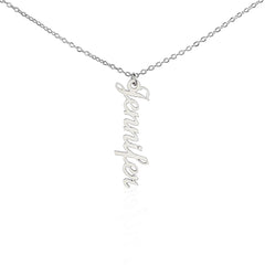 Vertical Name Necklace